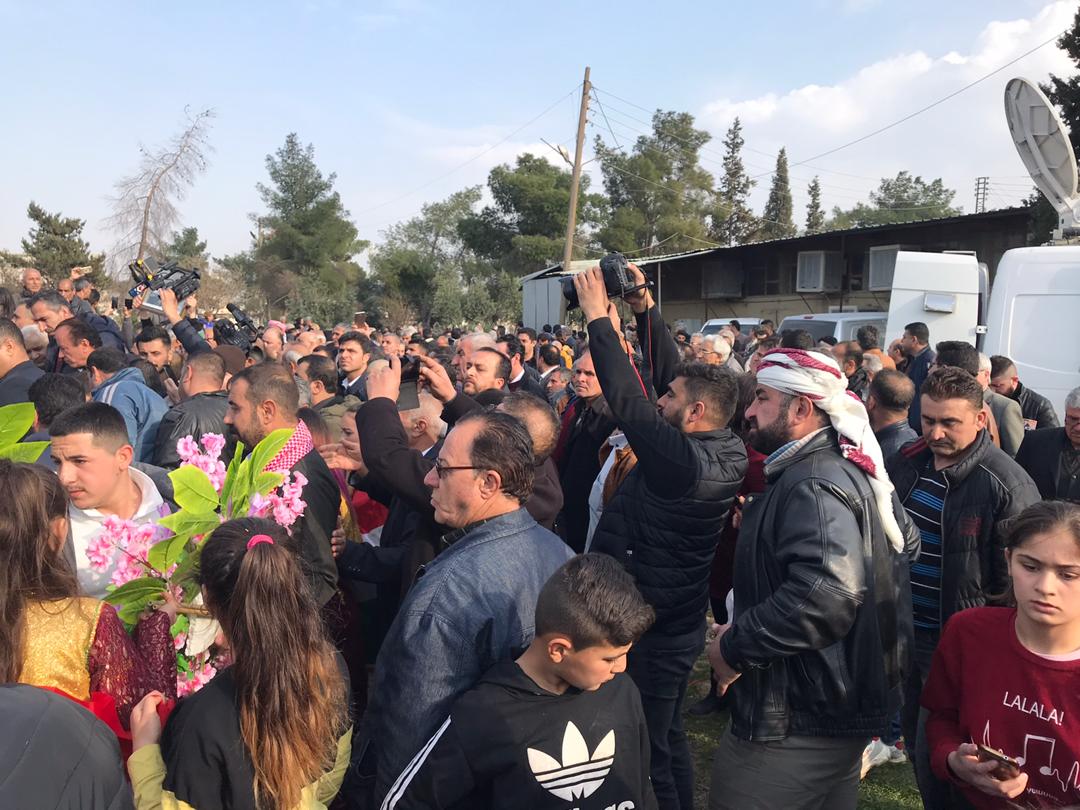 Mîrê Bizqê li Qamişlo bi xakê hat spartin